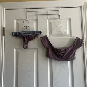 Sage Purple Swim Set, size Small, never worn, by Dippin Daisys Swim